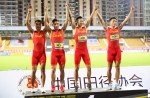2018中國接力公開賽在廣東省人民體育場隆重舉行 國家田徑隊馳騁同欣跑道
